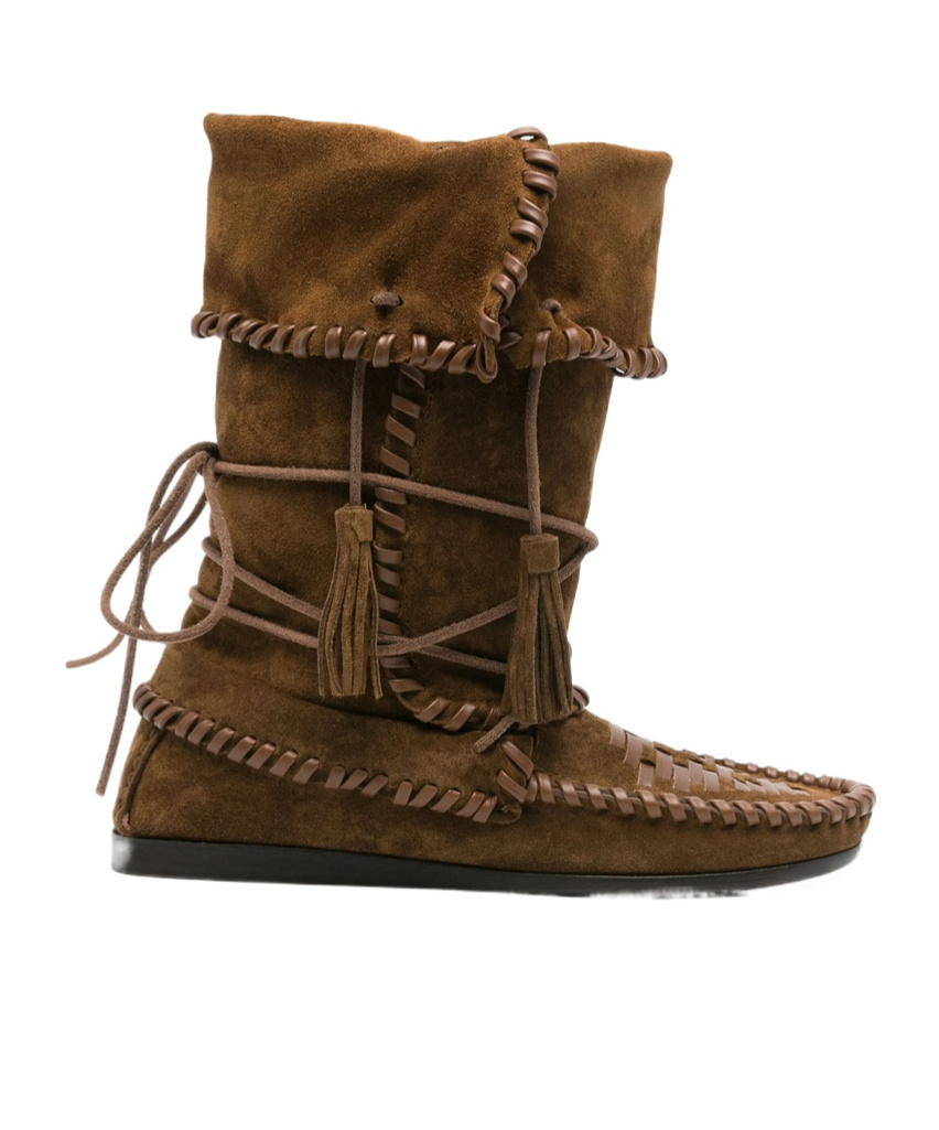 Isabel Marant Caramel Suede Winki Boots