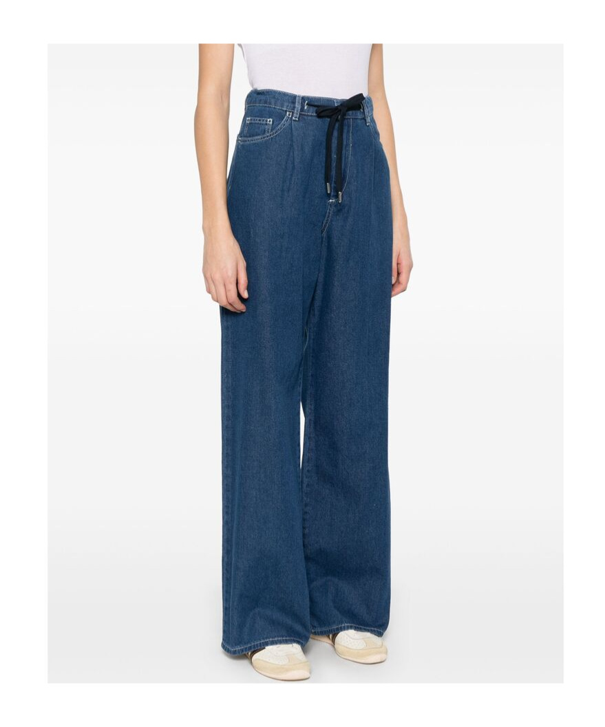 Shop Baum Und Pferdgarten Wide-leg Jeans In Blue