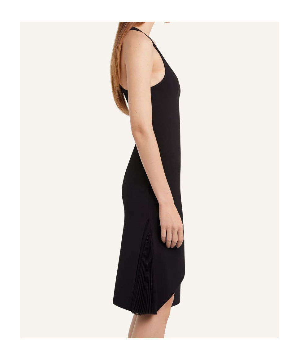 Courrèges Infinity Pleats Crepe A-line Dress
