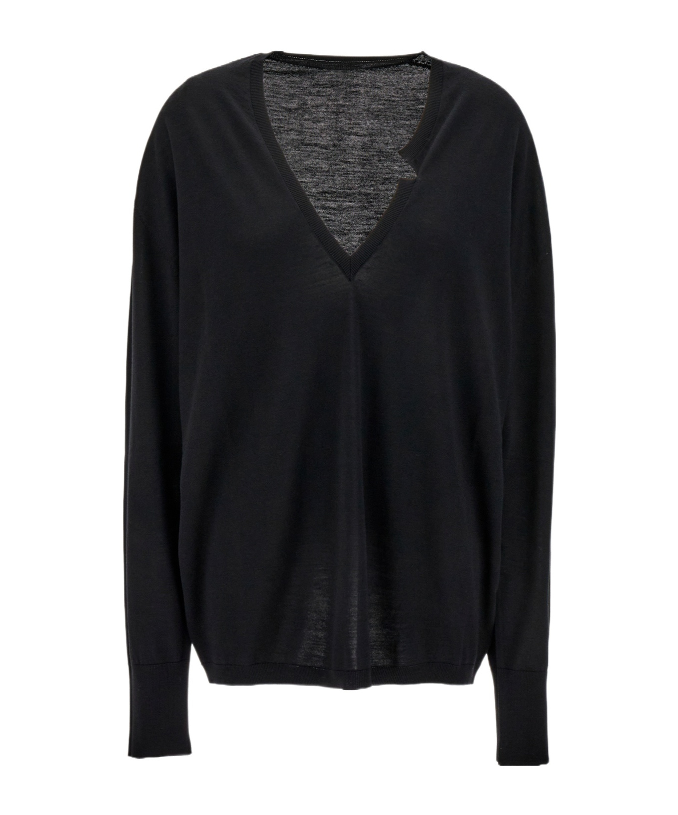 Quira Woman Sweater Black Size S Virgin Wool In Black