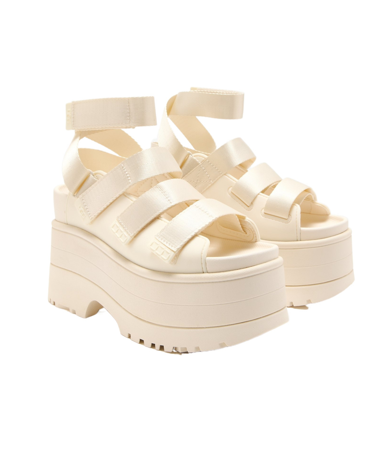 Ugg Platform Sandals In Nude