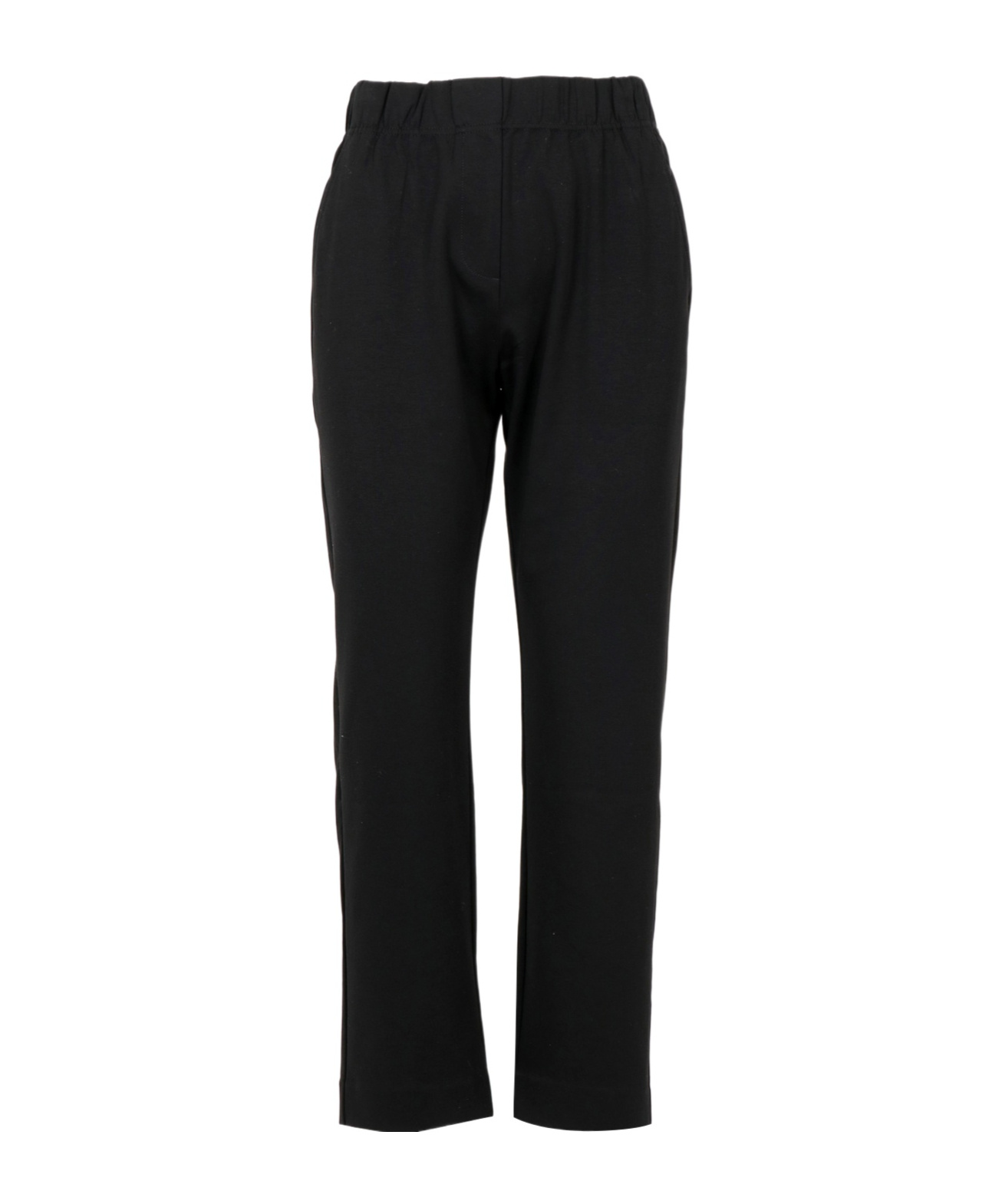 Weekend Max Mara Elasticated Waistband Trousers In Black