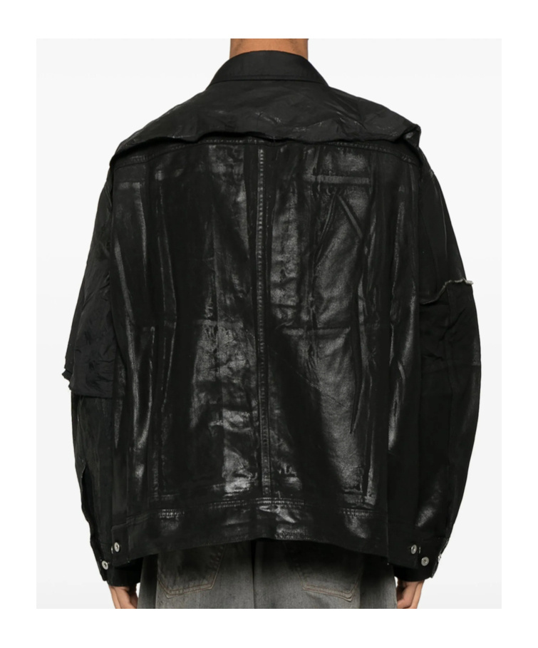 Rick Owens Drkshdw Jumbo Worker Jacket In Black