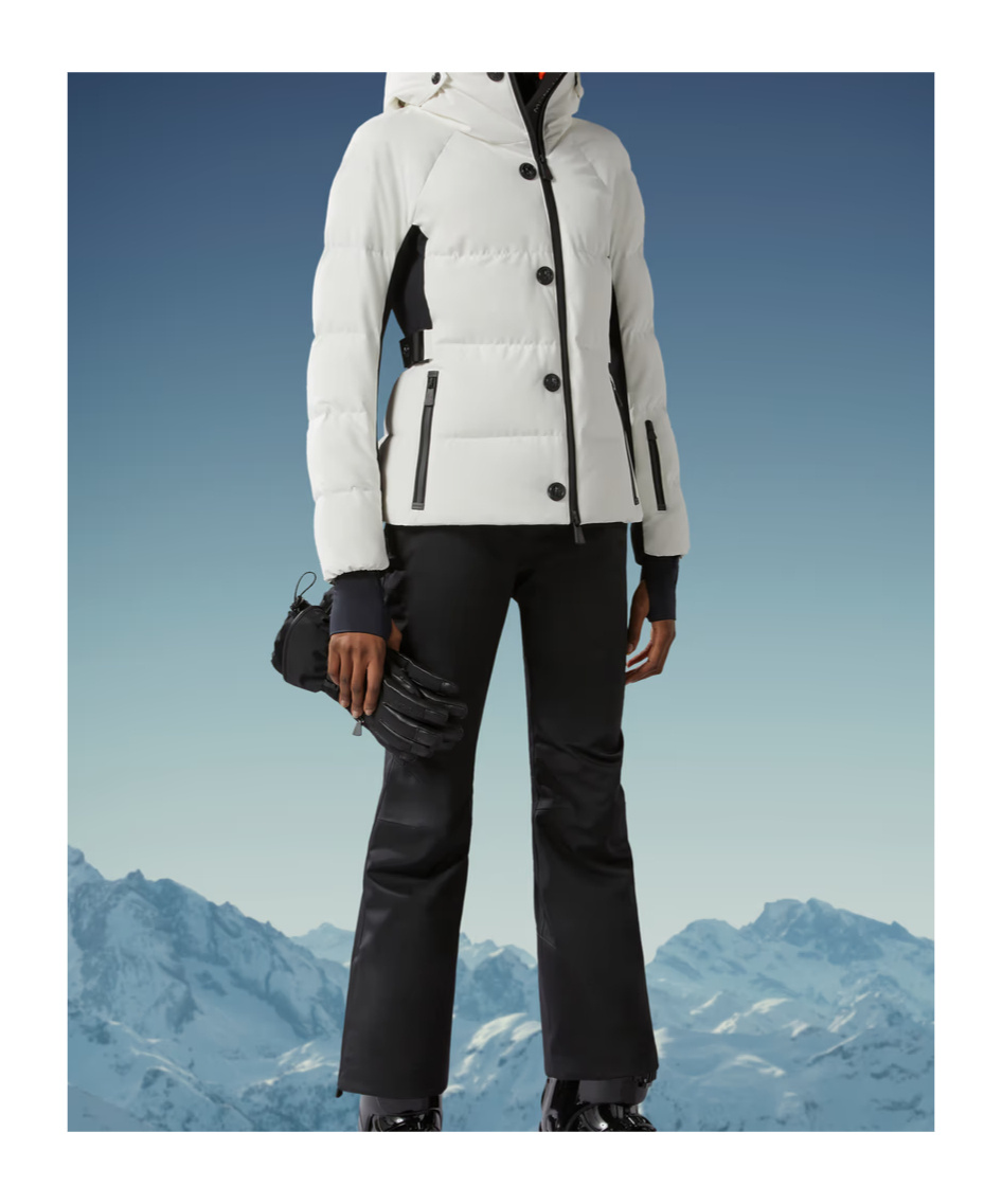 Moncler Doudoune Courte Guyane In White