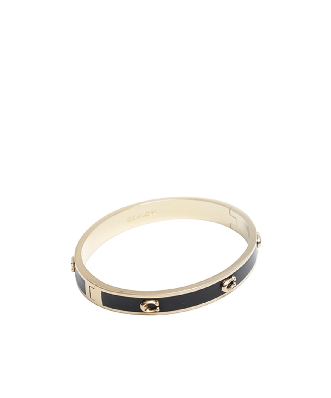 Coach Logo Bracelet In Yellow