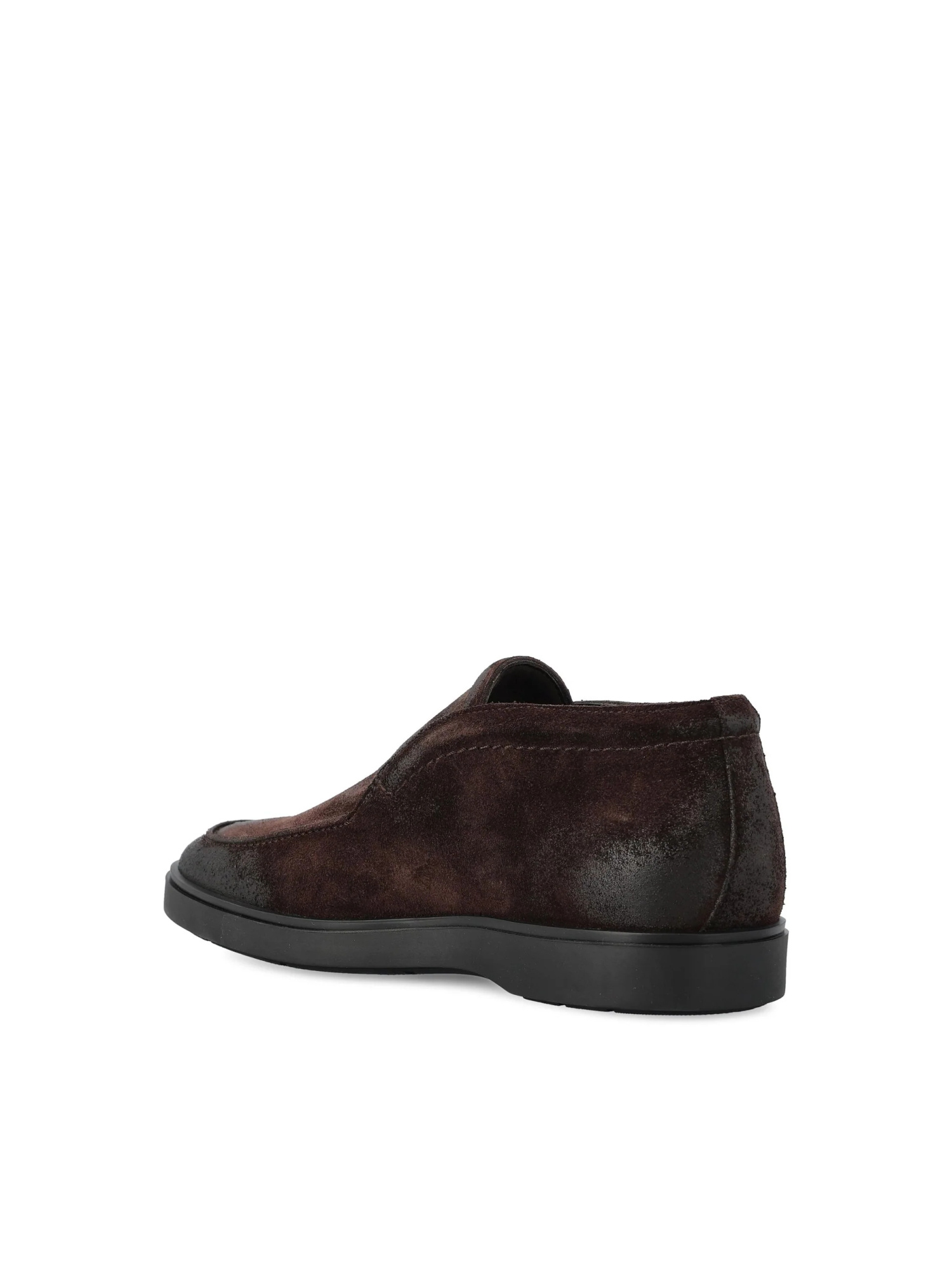 Tagliatore Round Toe Slip-on Loafers In Brown