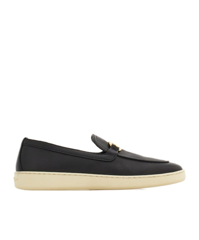 Ferragamo New Vara Buckle Sports Loafer In Green
