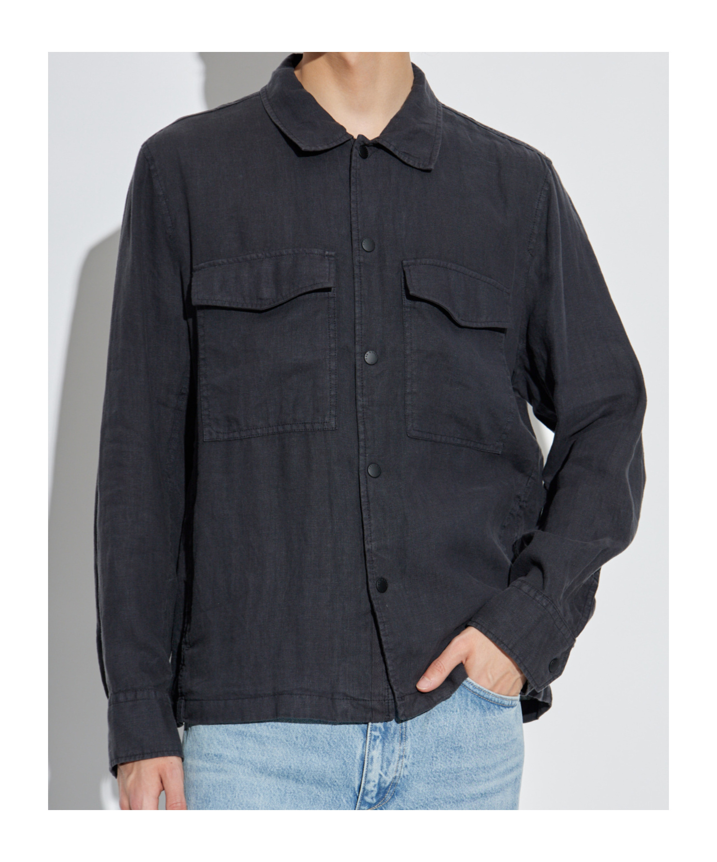 Rag & Bone Angus Linen Shirt Jacket