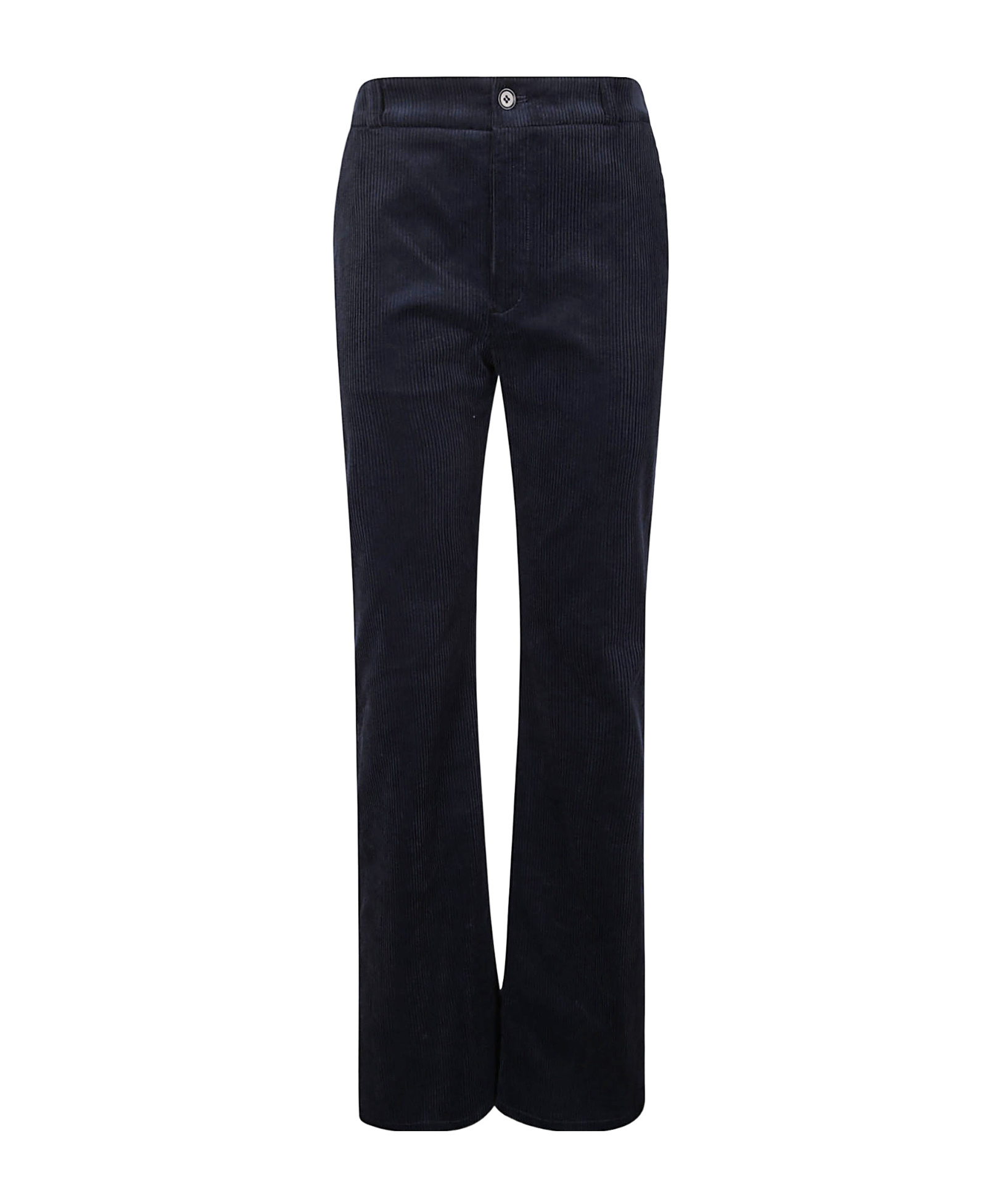 Apc A.p.c. Straight Leg Corduroy Pants In Black