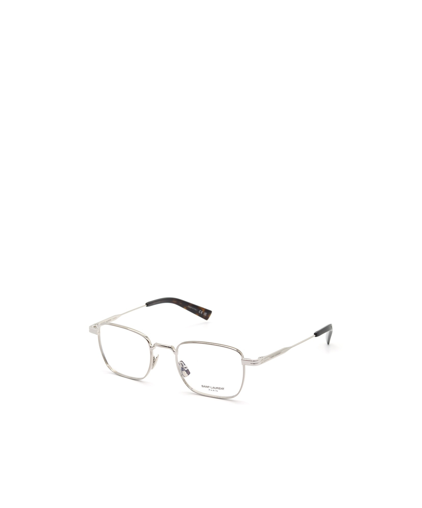 Saint Laurent Logo Flat Mirror In White