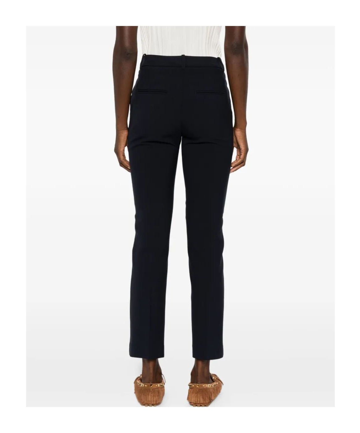 Rosso 35 Pocket-detailed Trousers In Blue