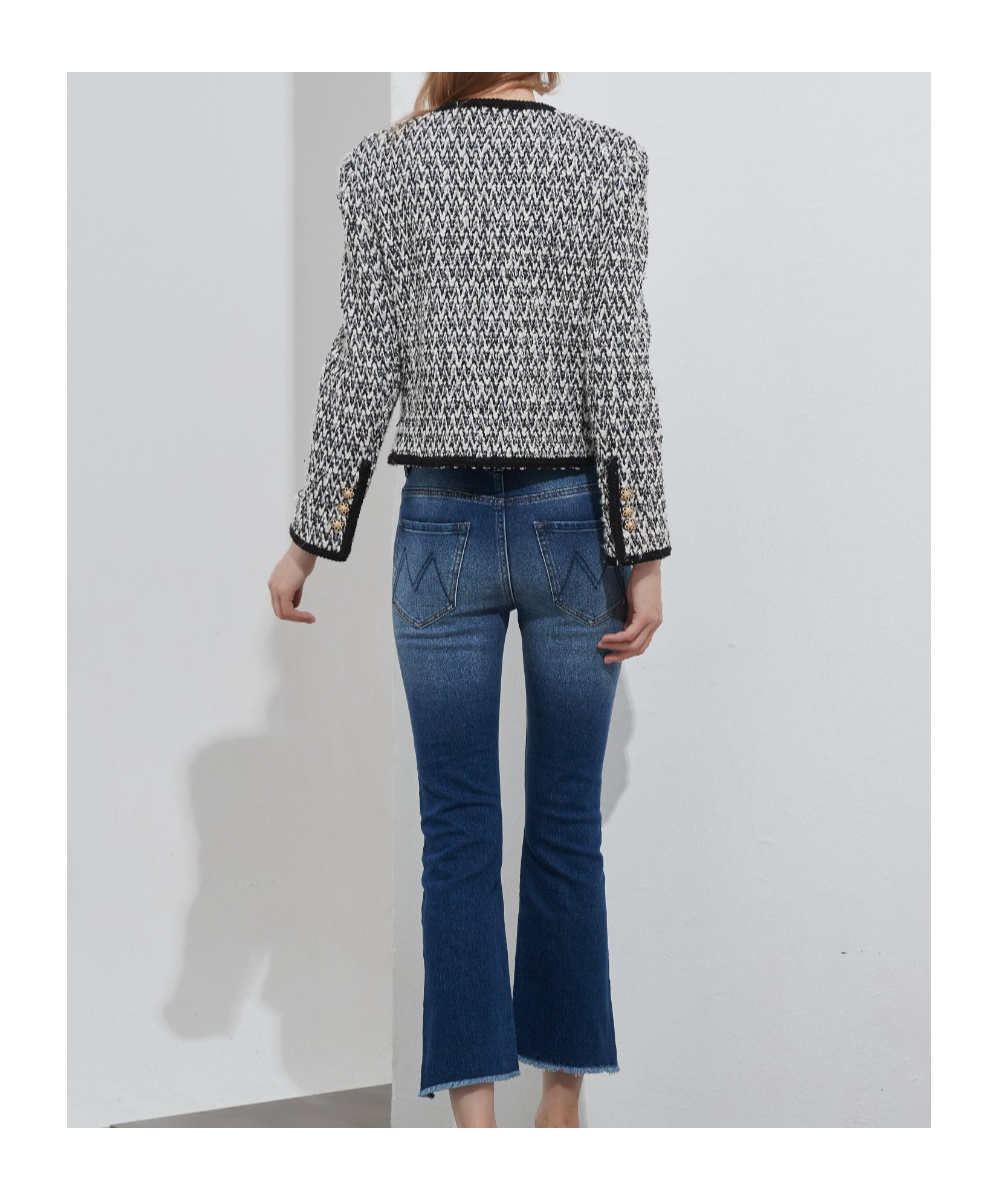 Marissa Chiara Long-sleeved Jacket In Multi