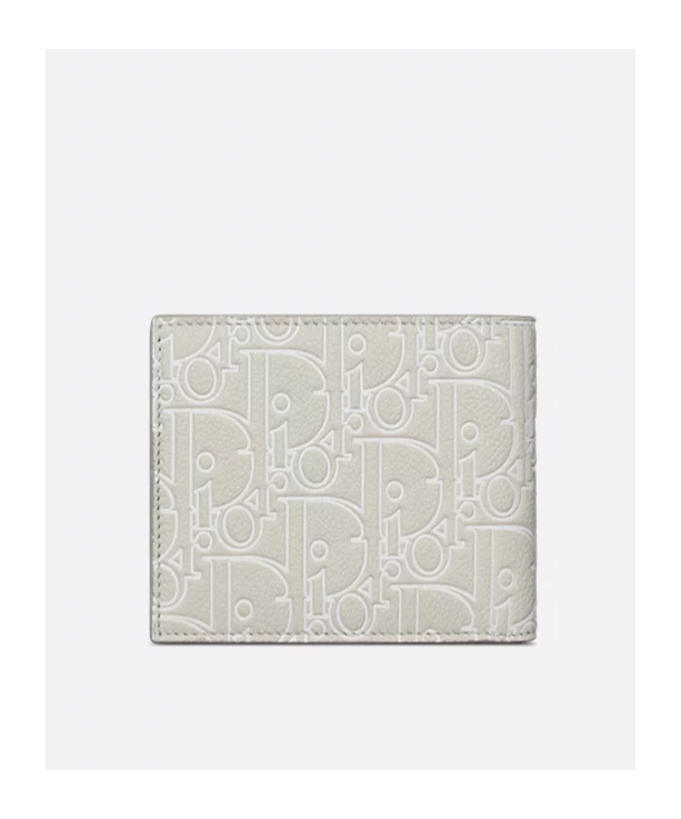 Dior Bifold Wallet In Beige
