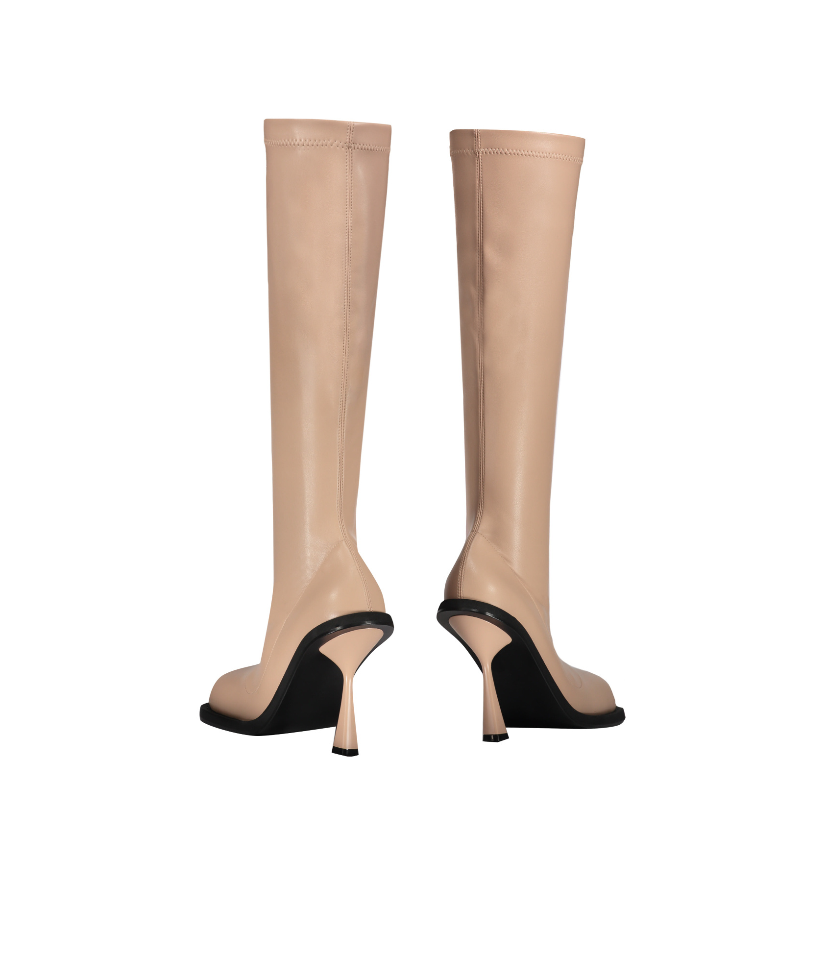 Andreädamo Andreādamo Woman Boot Blush Size 6 Textile Fibers In Nude