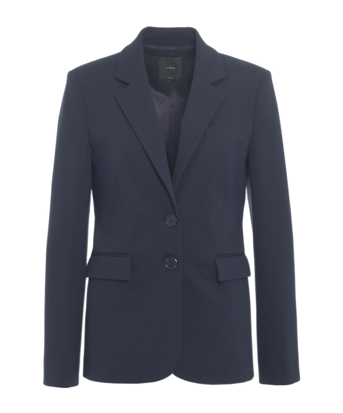 Pinko Notched-lapel Single Breasted Blazer In Black