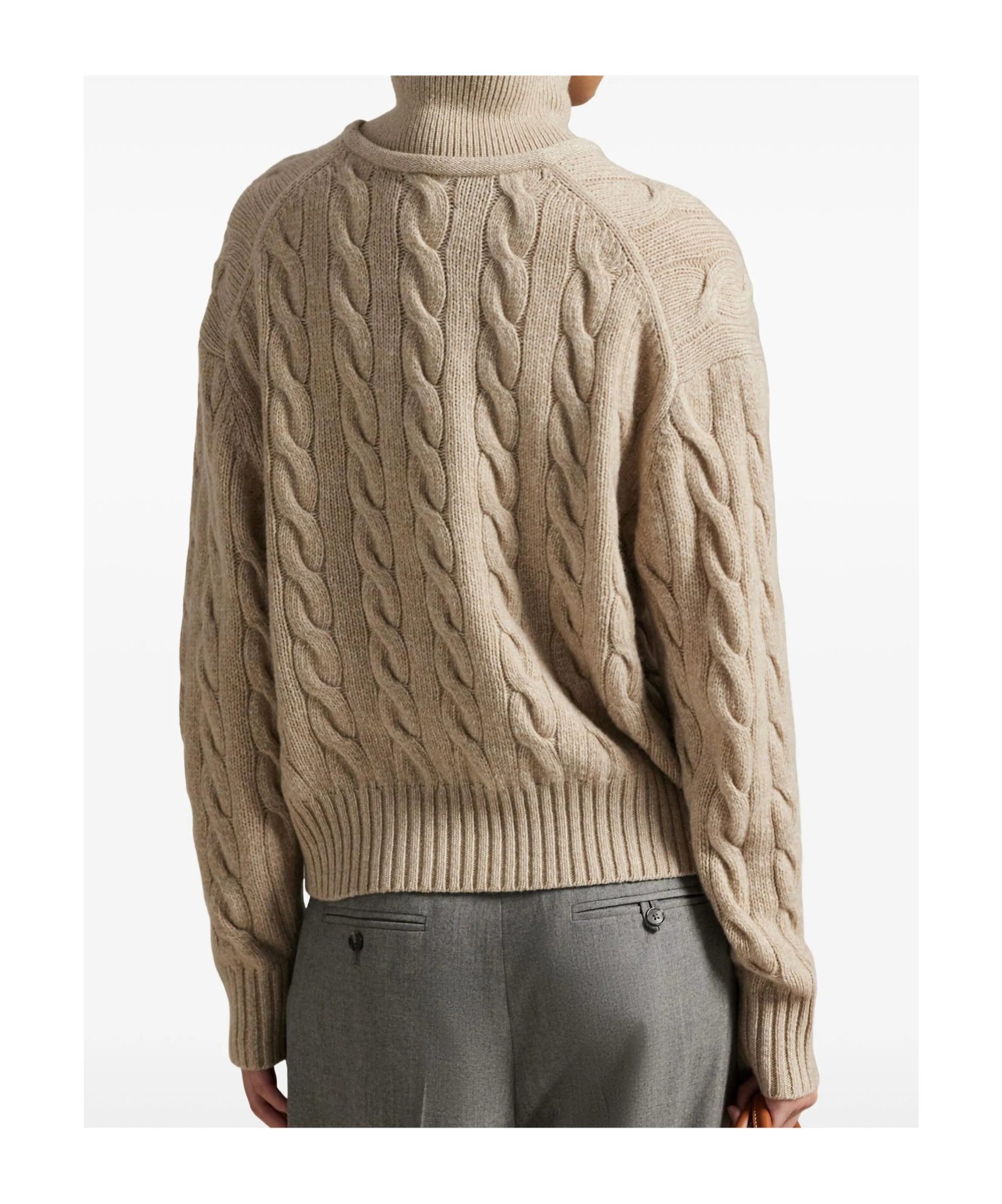 Polo Ralph Lauren Turtleneck Sweater In Brown