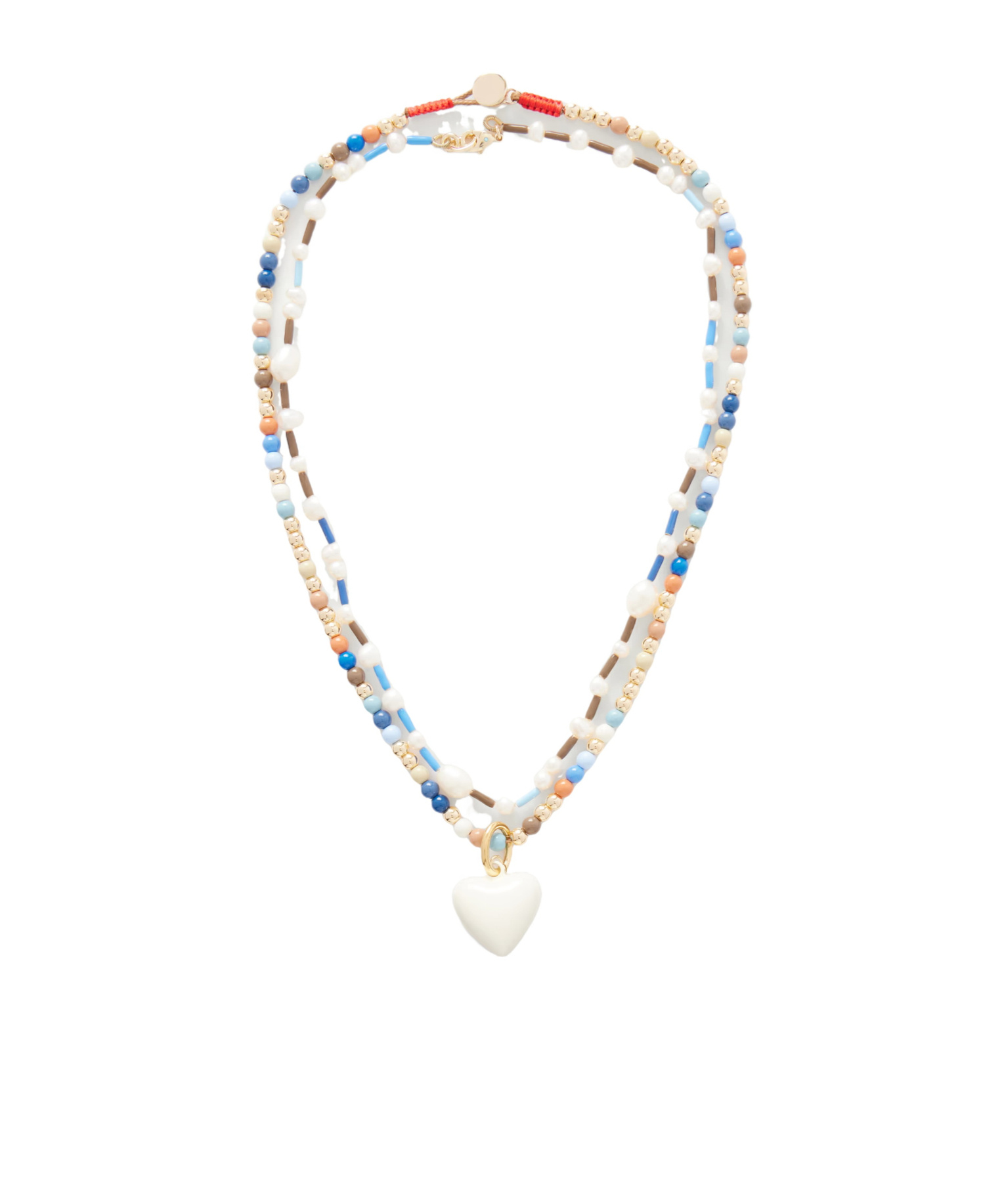 Assouline Colorful Doublelayer Necklace In Multi