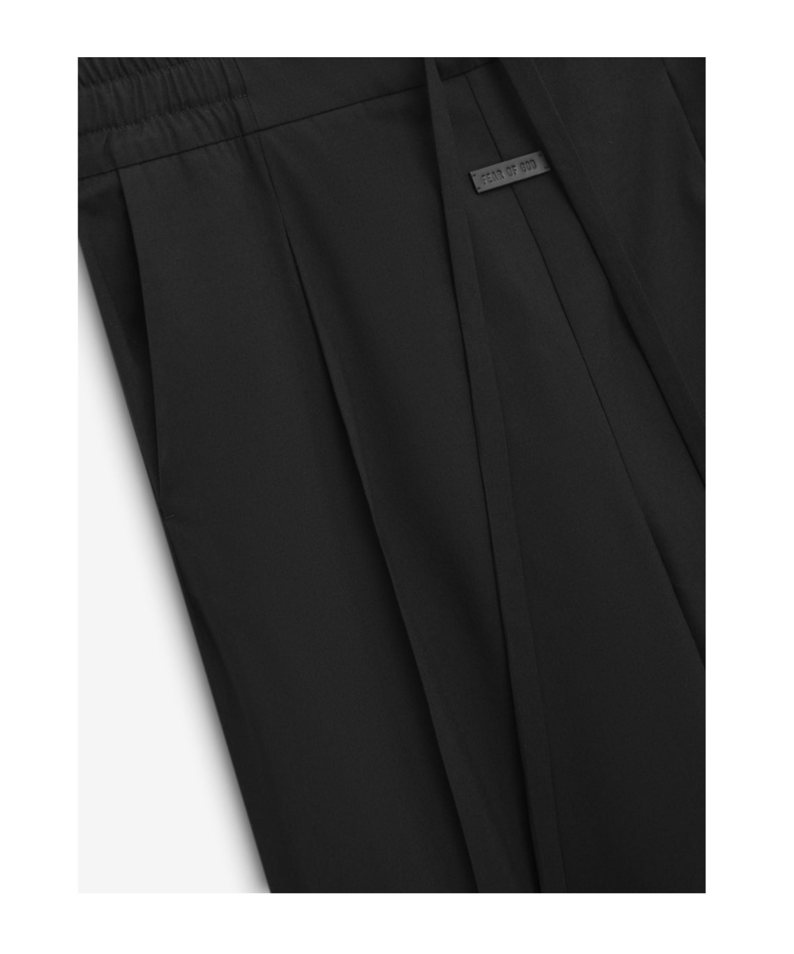 Fear Of God Relaxed Silhouette Pants With Side Pockets In Black