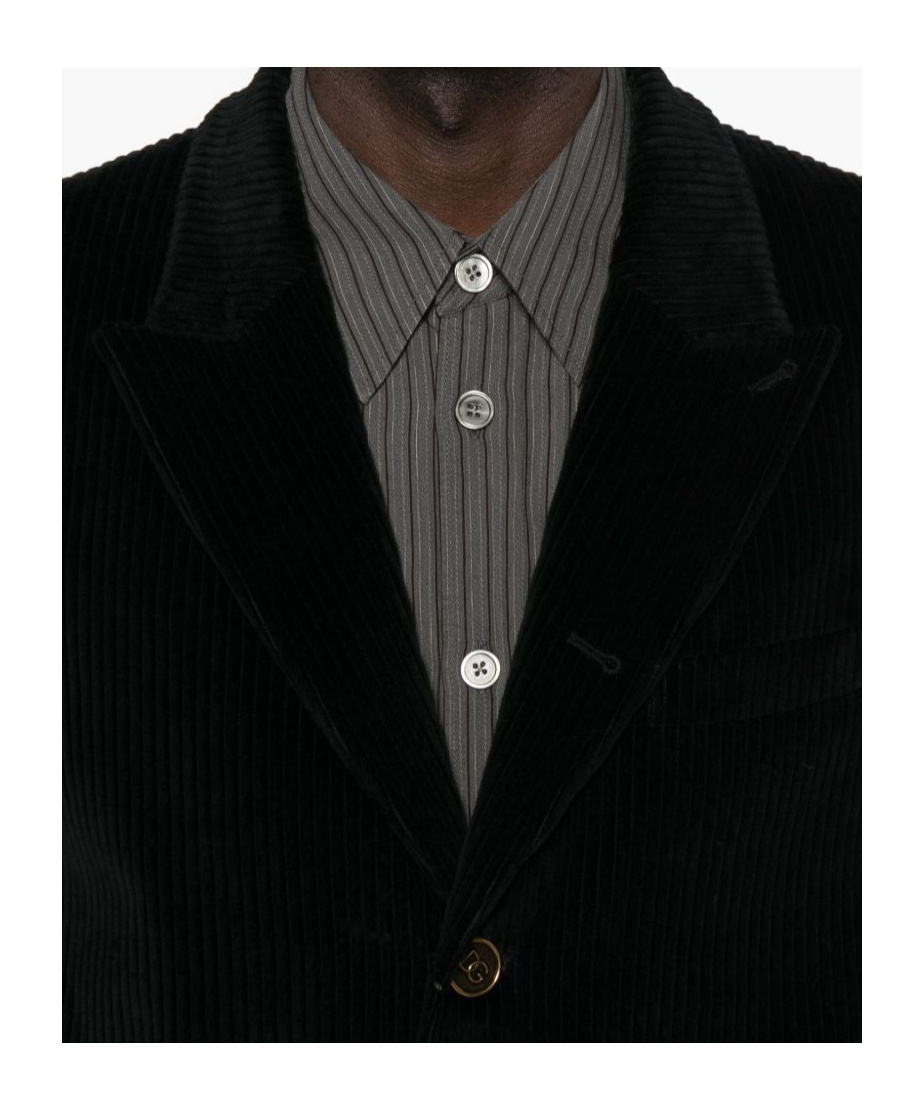 Dolce & Gabbana Corduroy Blazer In Black