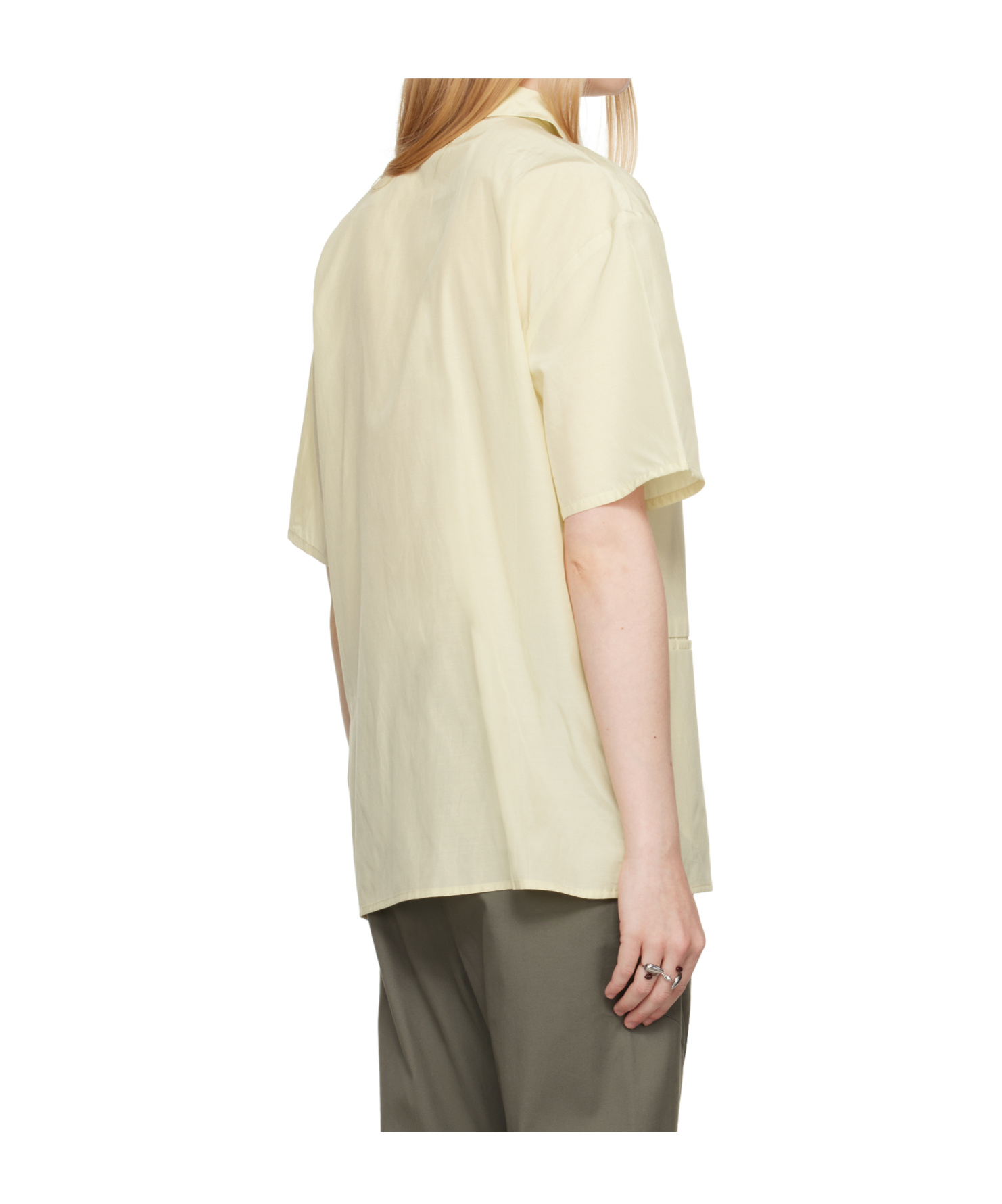 Post Archive Faction (paf) Yellow 8.0 Right Half Shirt In Neutral