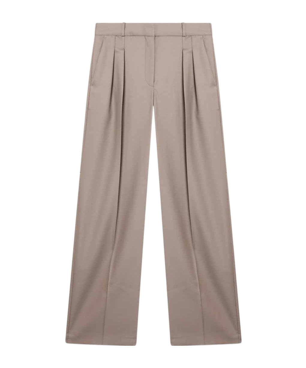 Loulou De Saison Belt Loop Casual Pants In Brown