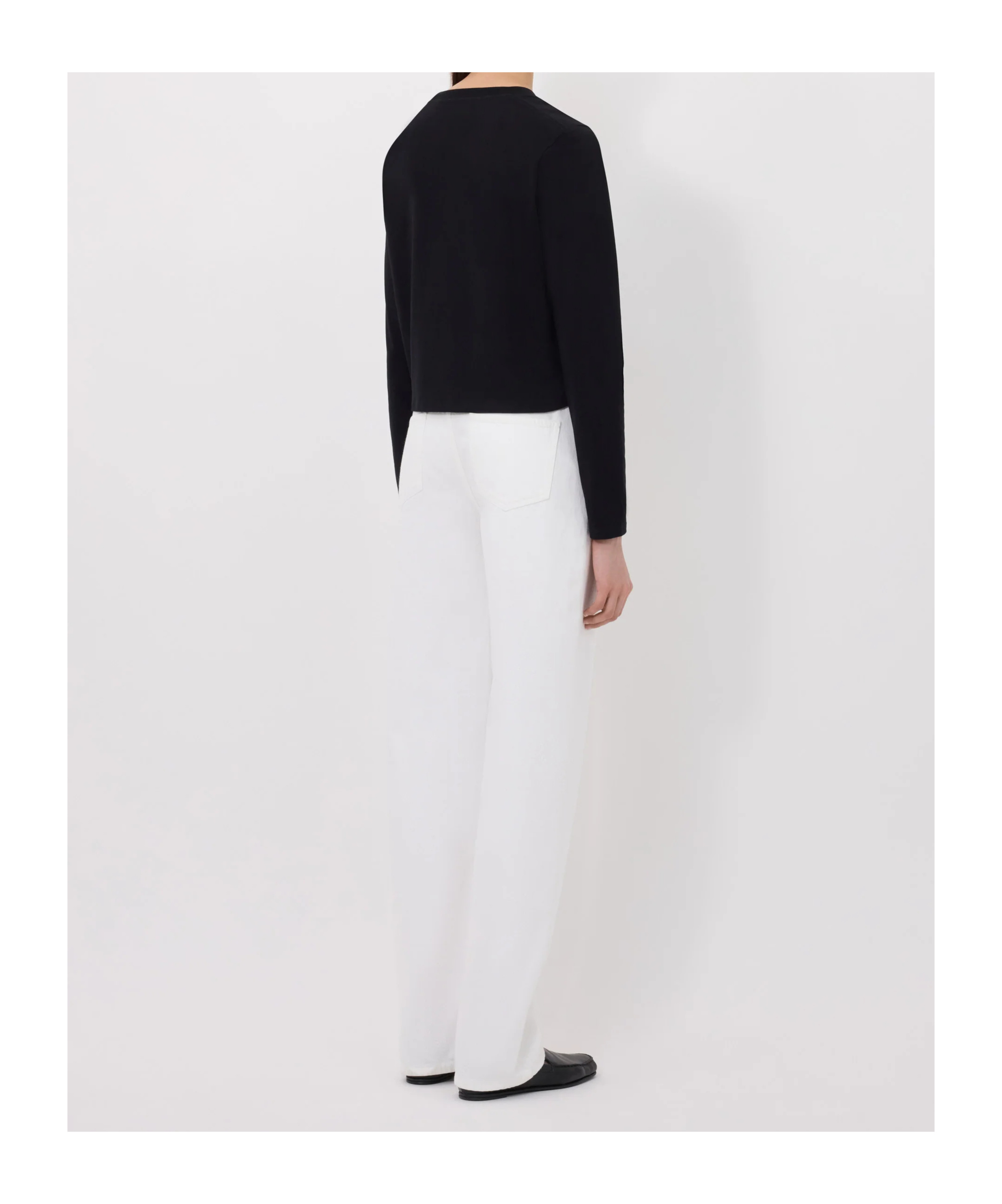 Loulou De Saison Masal Cropped T-shirt In Black