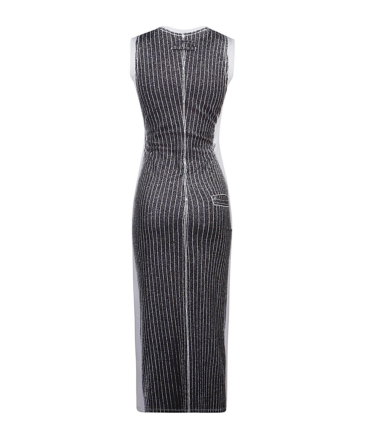 JEAN PAUL GAULTIER MADONNA TROMPE L'OEIL MIDI DRESS