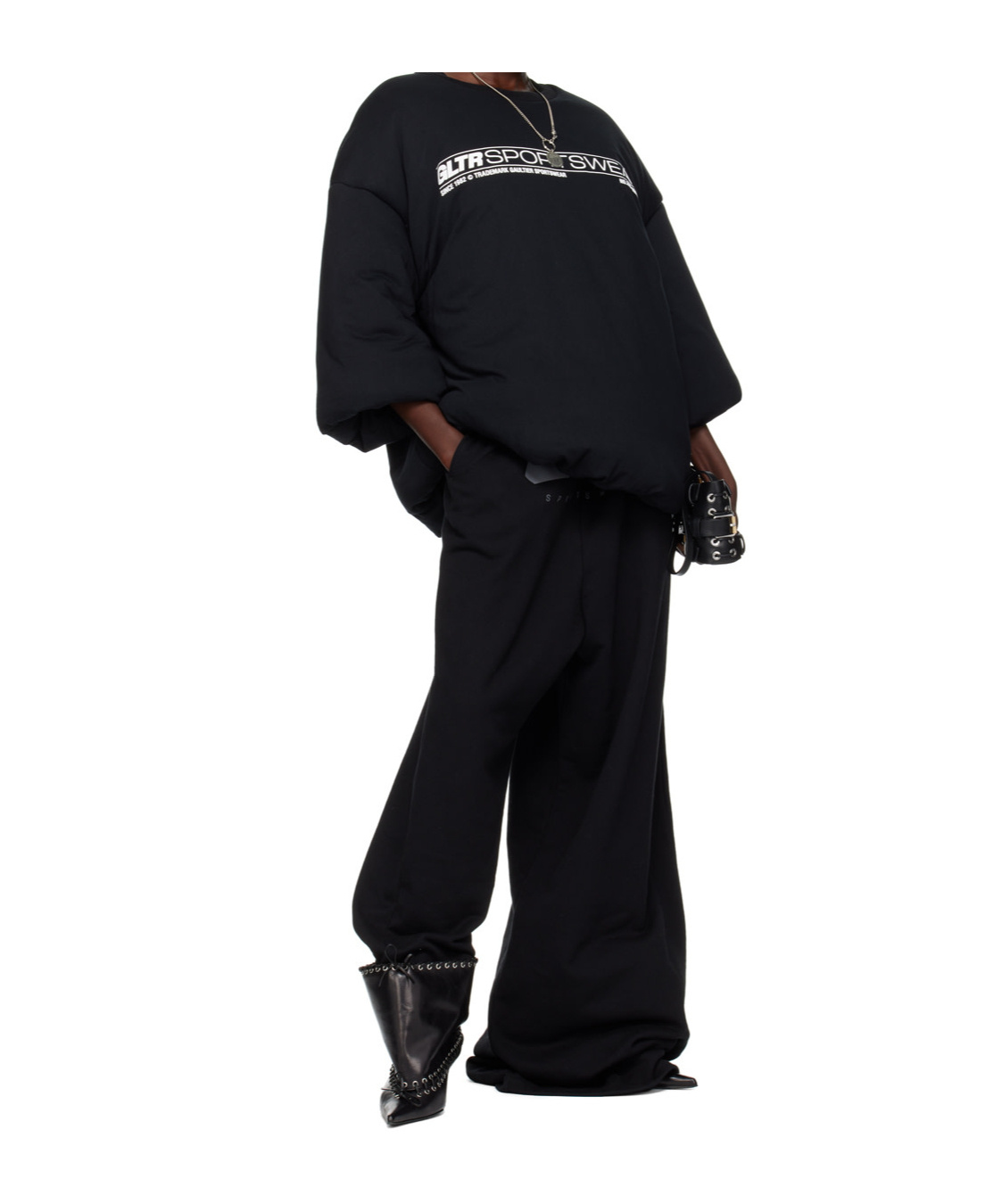 Jean Paul Gaultier Black Shayne Oliver Edition T-shirt In Black