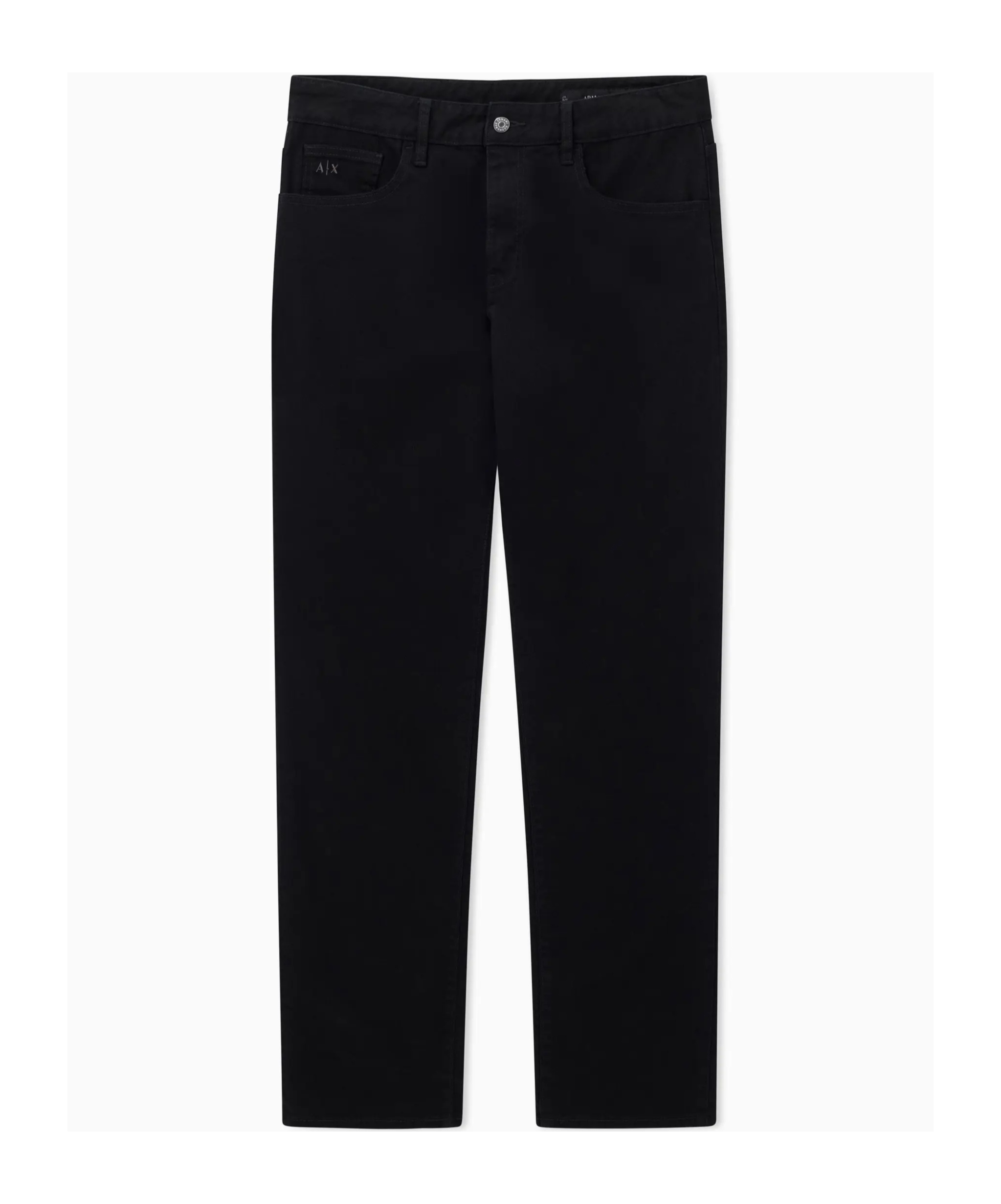Armani Exchange Belt Loop Jeans In Black