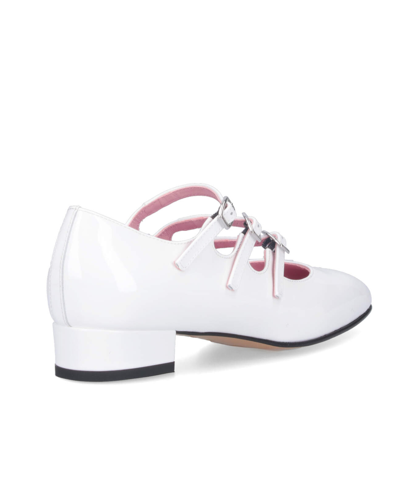 Shop Carel Paris Carel Ariana Triple Strap Pumps In White
