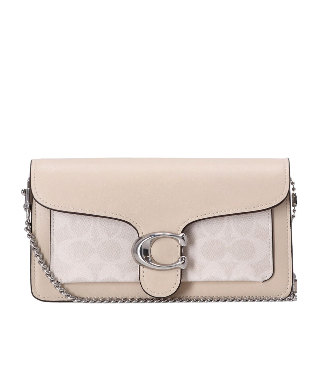 Coach Chain Shoulder Bag In Nude