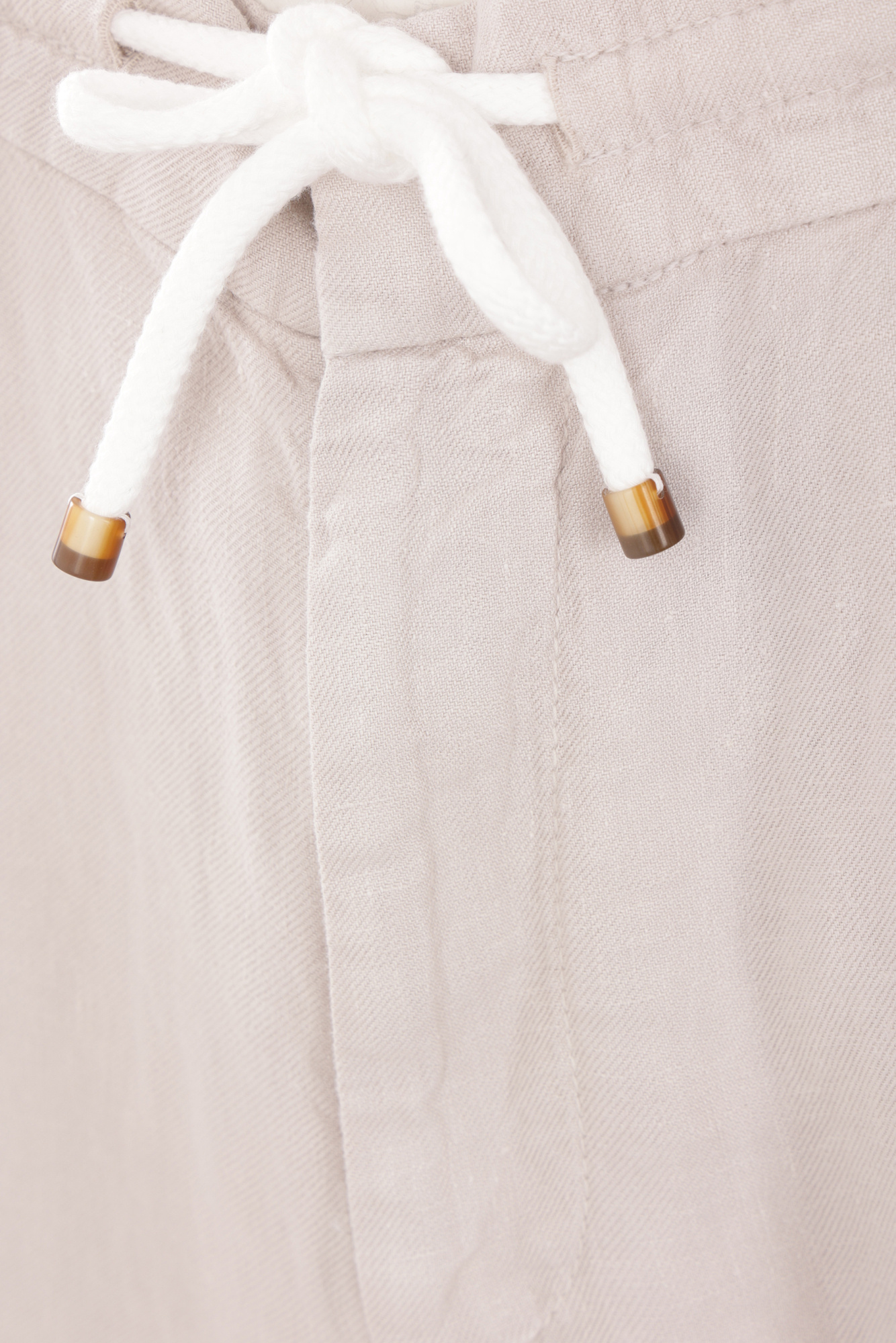 Brunello Cucinelli Elasticated Waistband Drawstring Pants In Nude