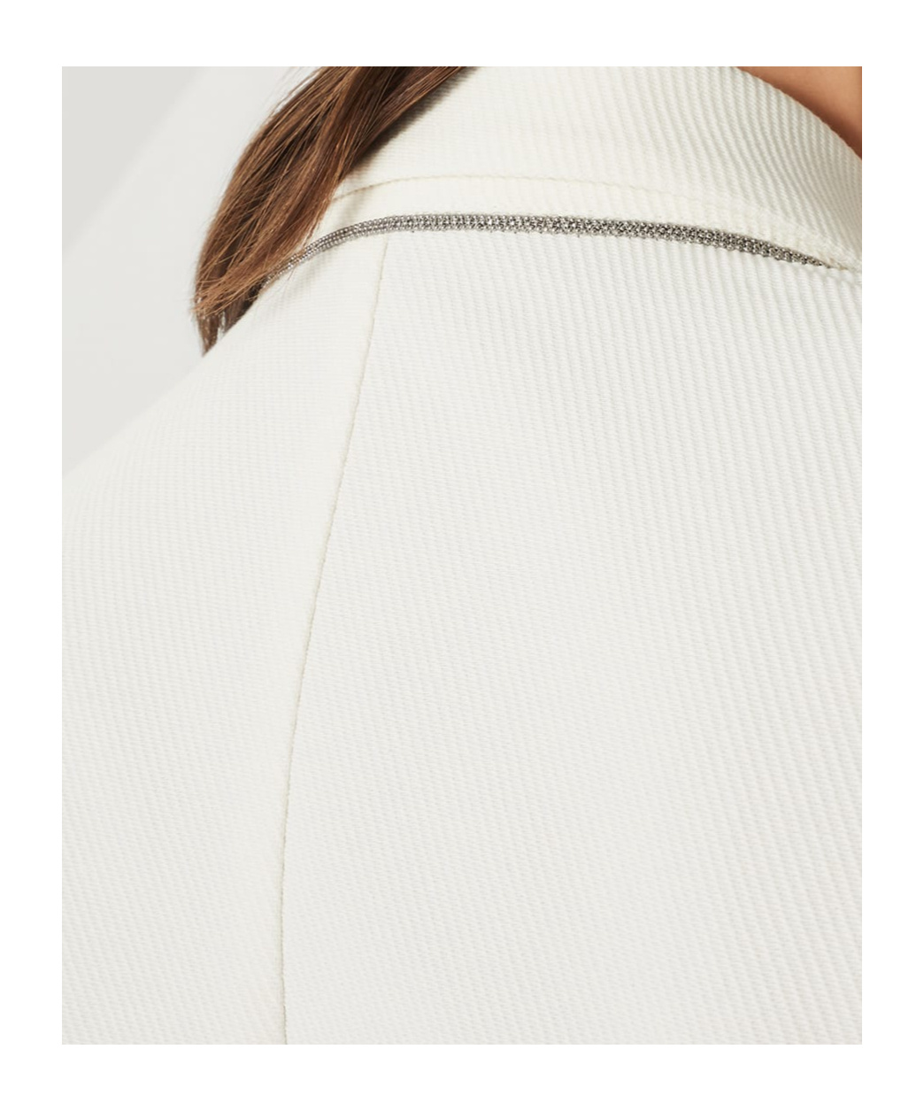 Brunello Cucinelli Monili-detail Blazer In White