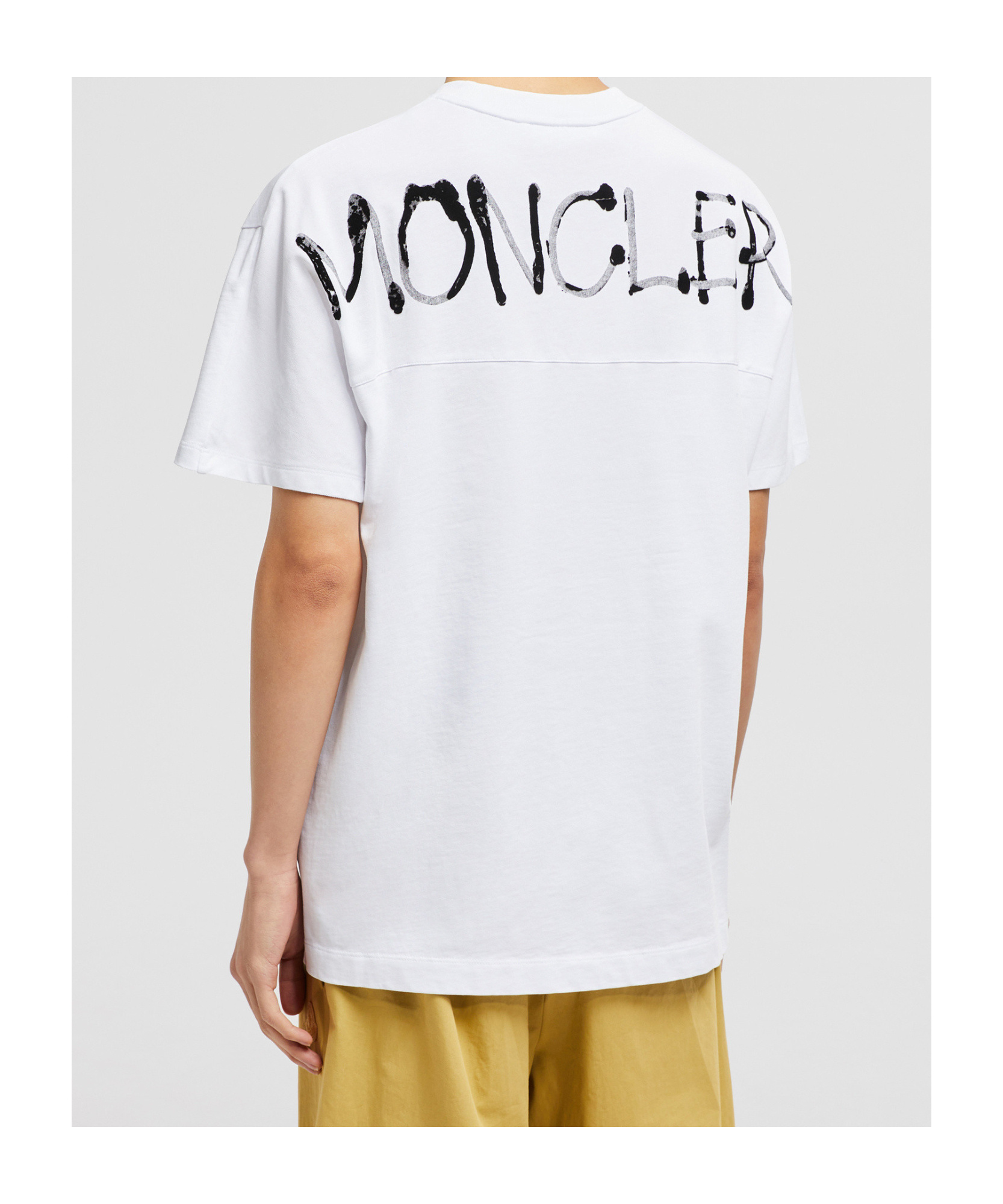 Moncler Item O-neck Short-sleeved T-shirt In White
