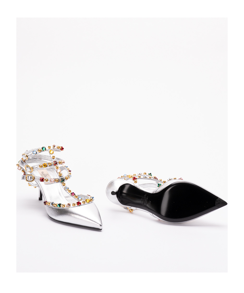 VALENTINO GARAVANI ROCKSTUD EMBELLISHED PUMPS