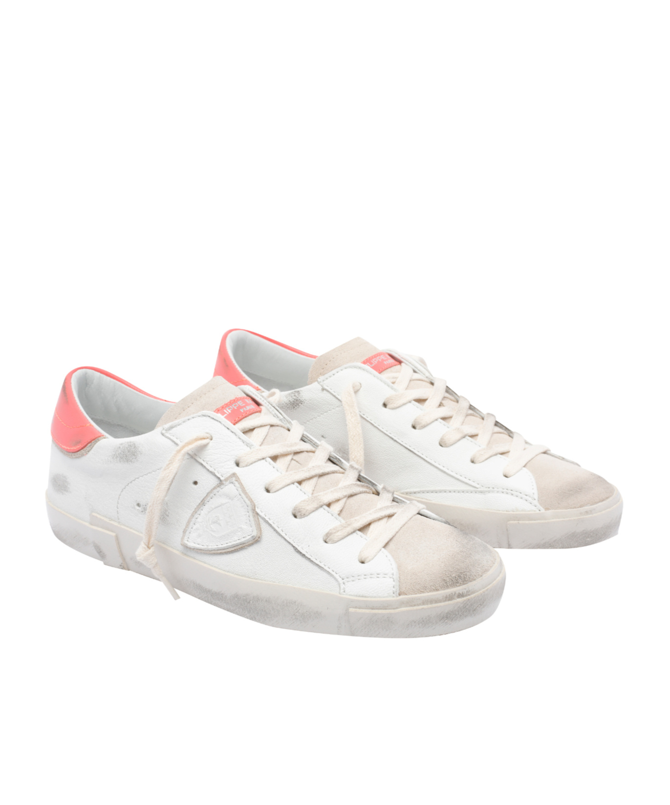 Philippe Model Prsx Distressed-effect Panelled Sneakers