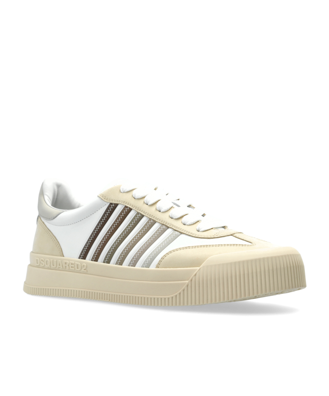 Shop Dsquared2 New Jersey Sneakers In Nude