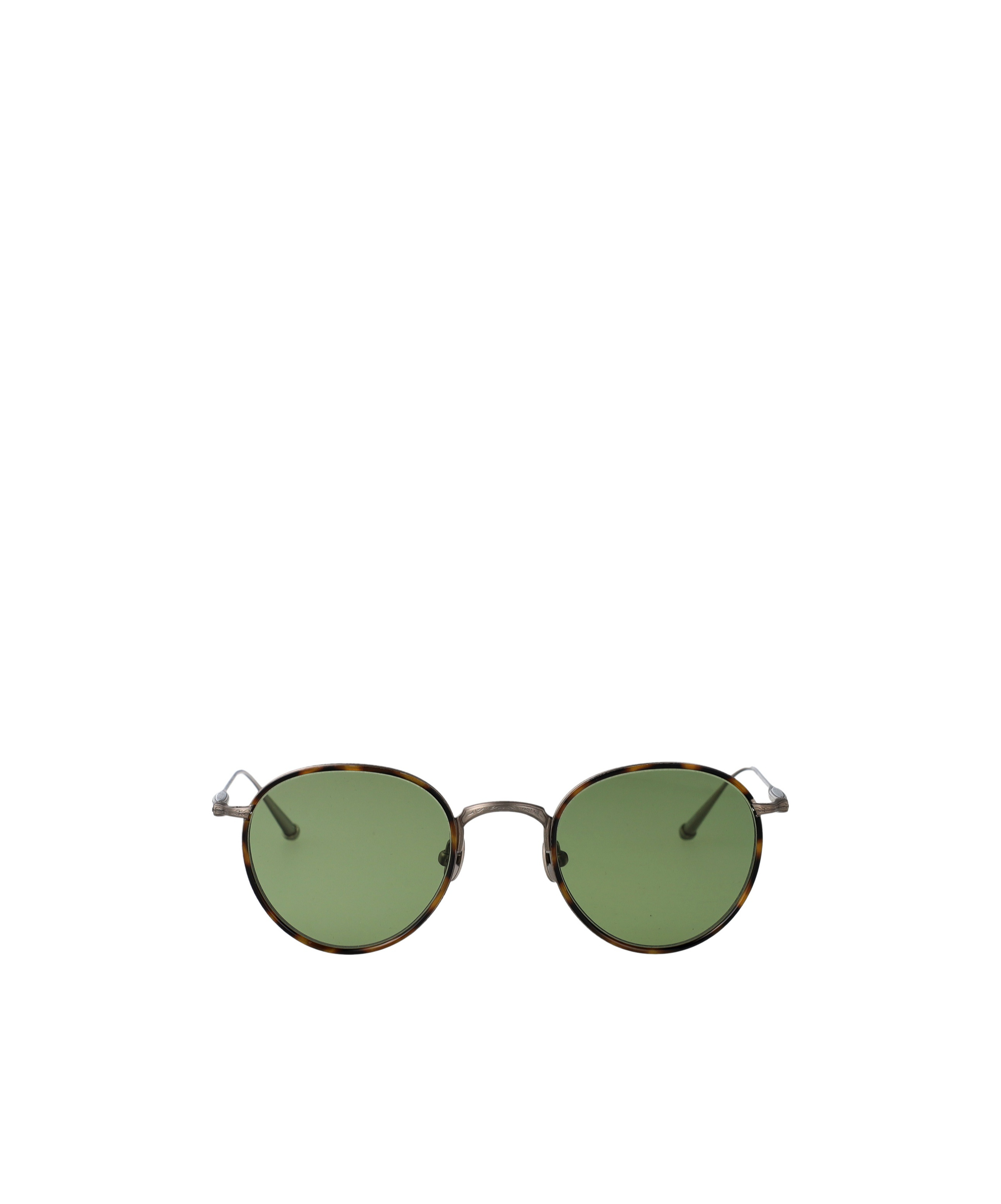 Matsuda Round Frame Sunglasses In Green