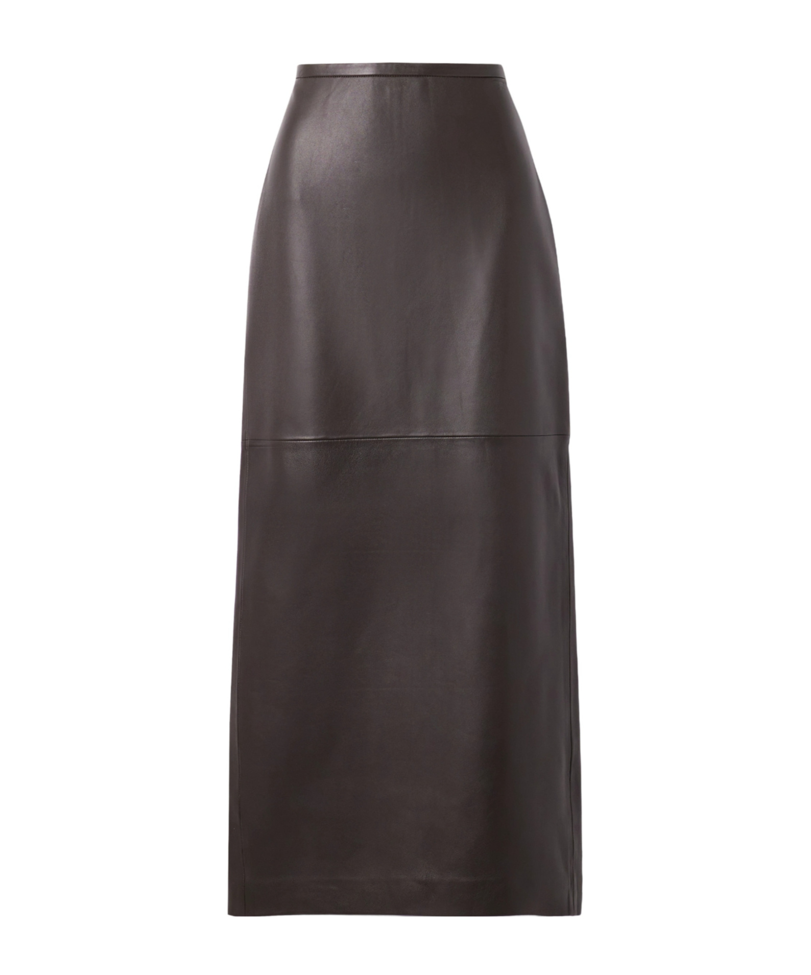 Co Paneled Leather Maxi Skirt In Black