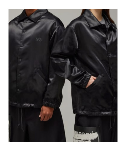 Y-3 Graphic Coach Jacket In Black