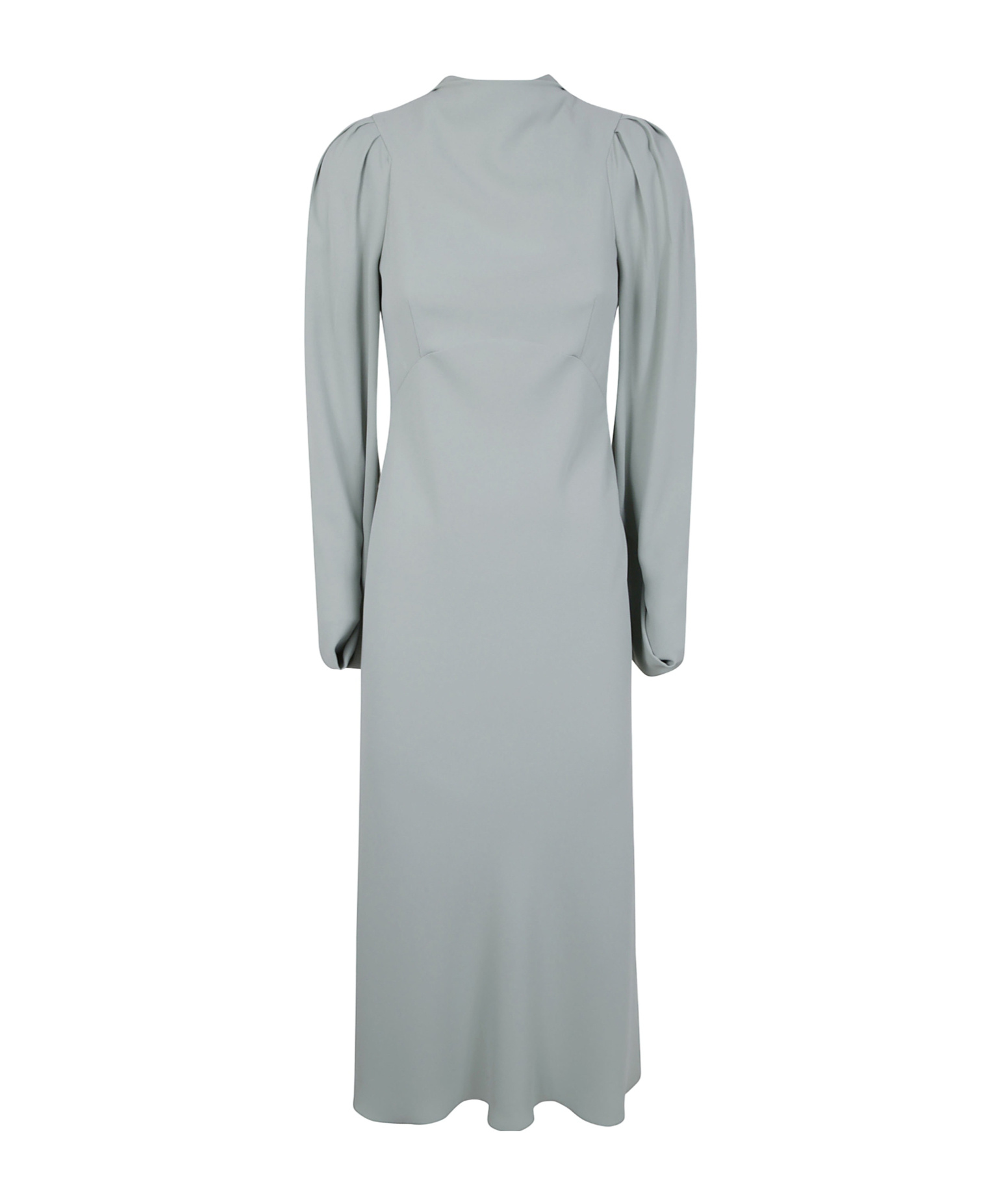 N°21 Crepe Sable Midi Dress In Gray