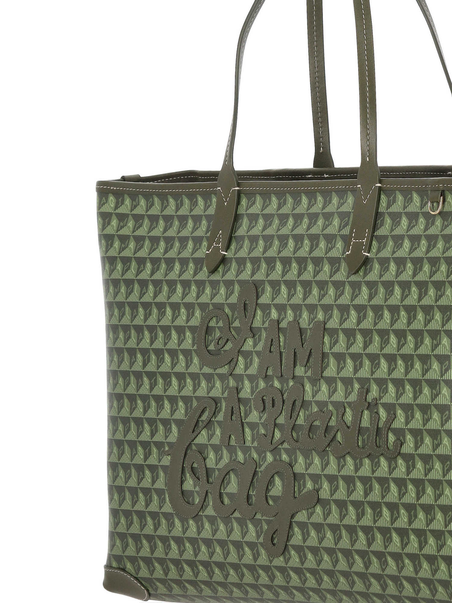 Anya Hindmarch Double-handle Shoulder Bag In Green