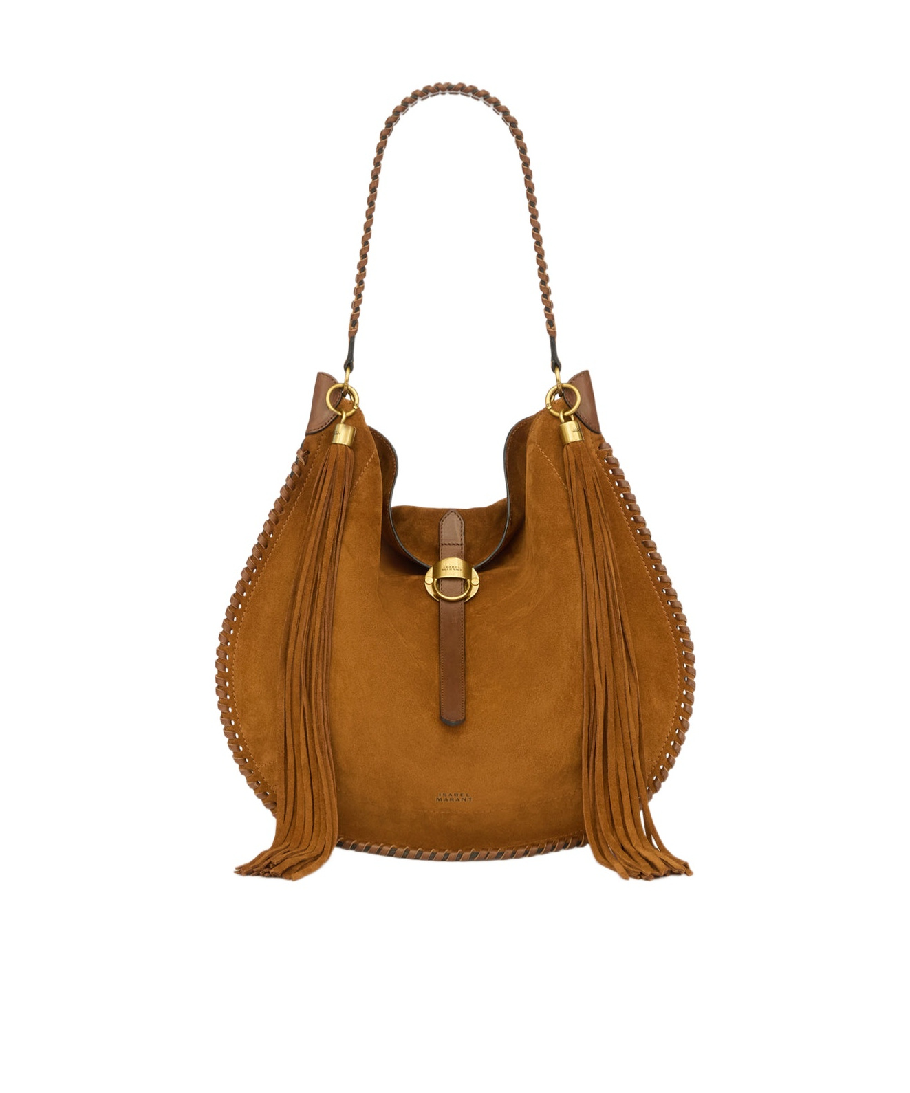 Isabel Marant Tassel Detail Shoulder Bag In Brown