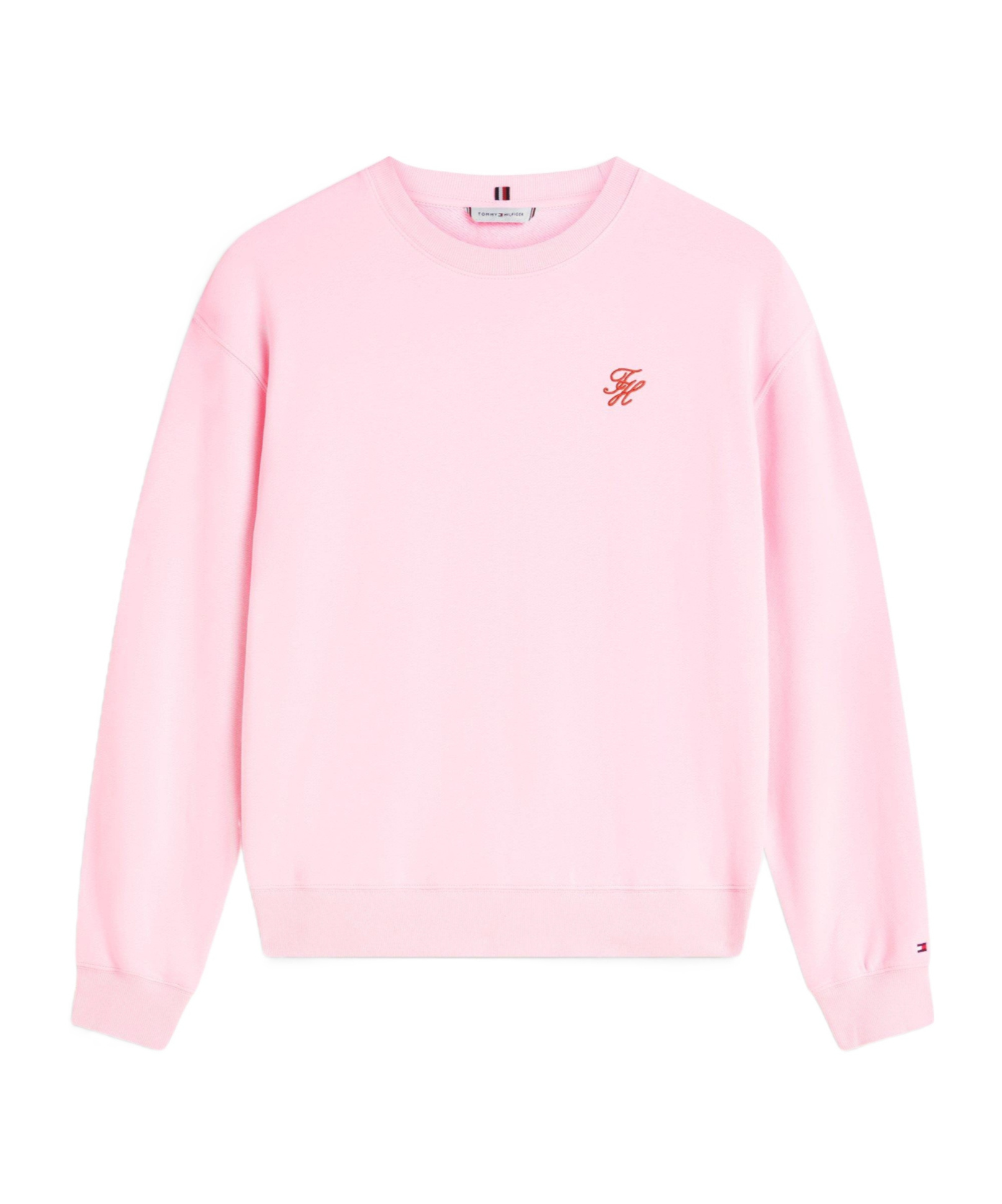 Tommy Hilfiger Comfortable Casual Sweatshirt In Pink