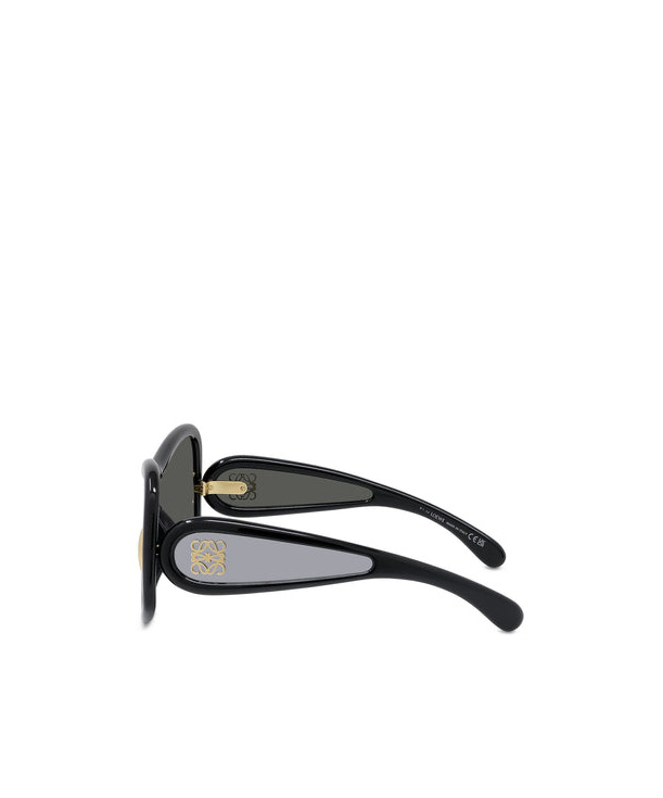 Loewe Logo Embossed Sunglasses In Black