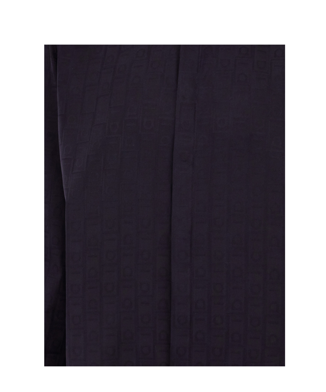 Ferragamo Monogram Sport Shirt In Blue