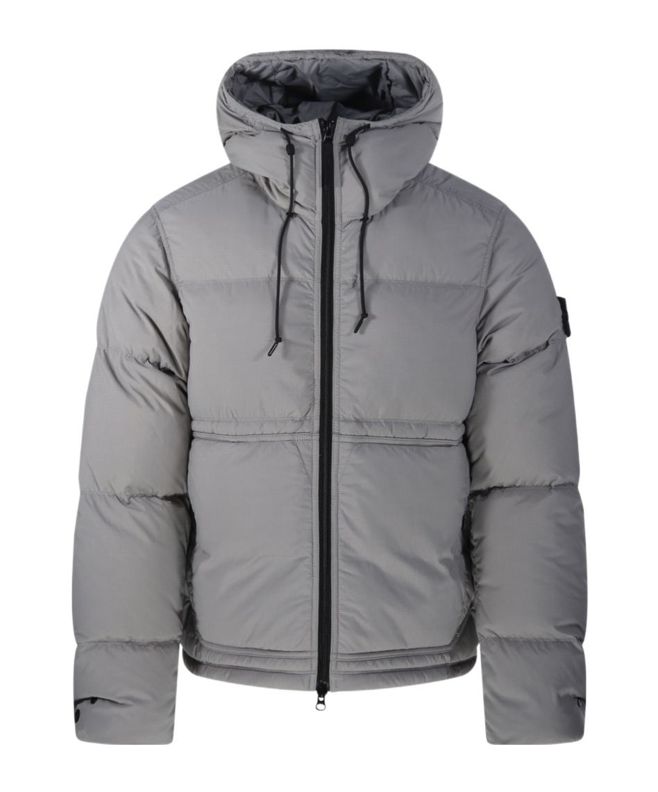 Stone Island Puffer In Grey Polyamide In Gray