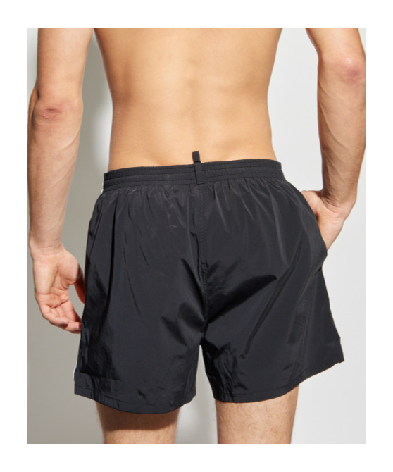 Dsquared2 Drawstring Swimming Trunks In Black