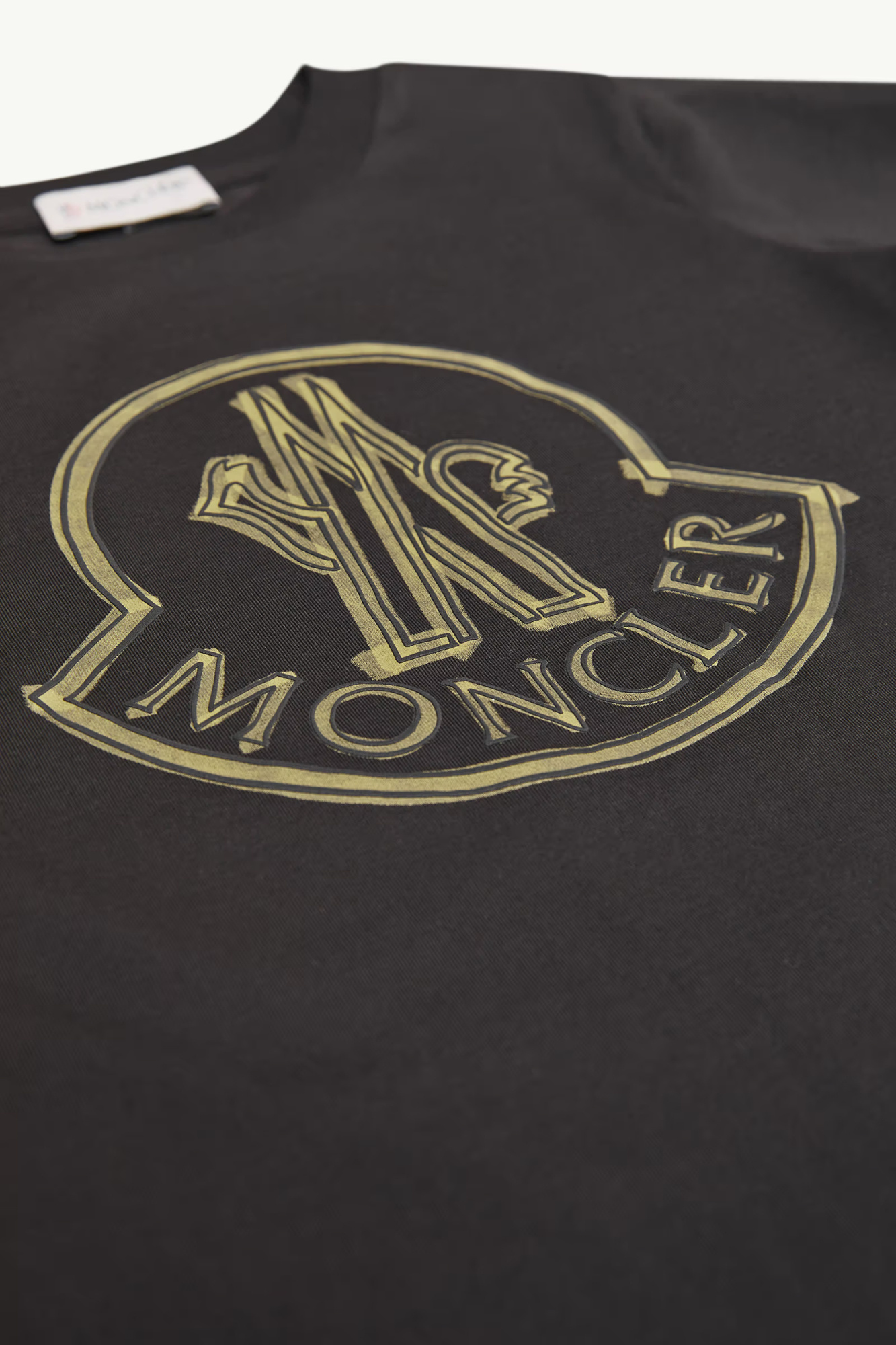 Moncler Logo-print T-shirt In Brown