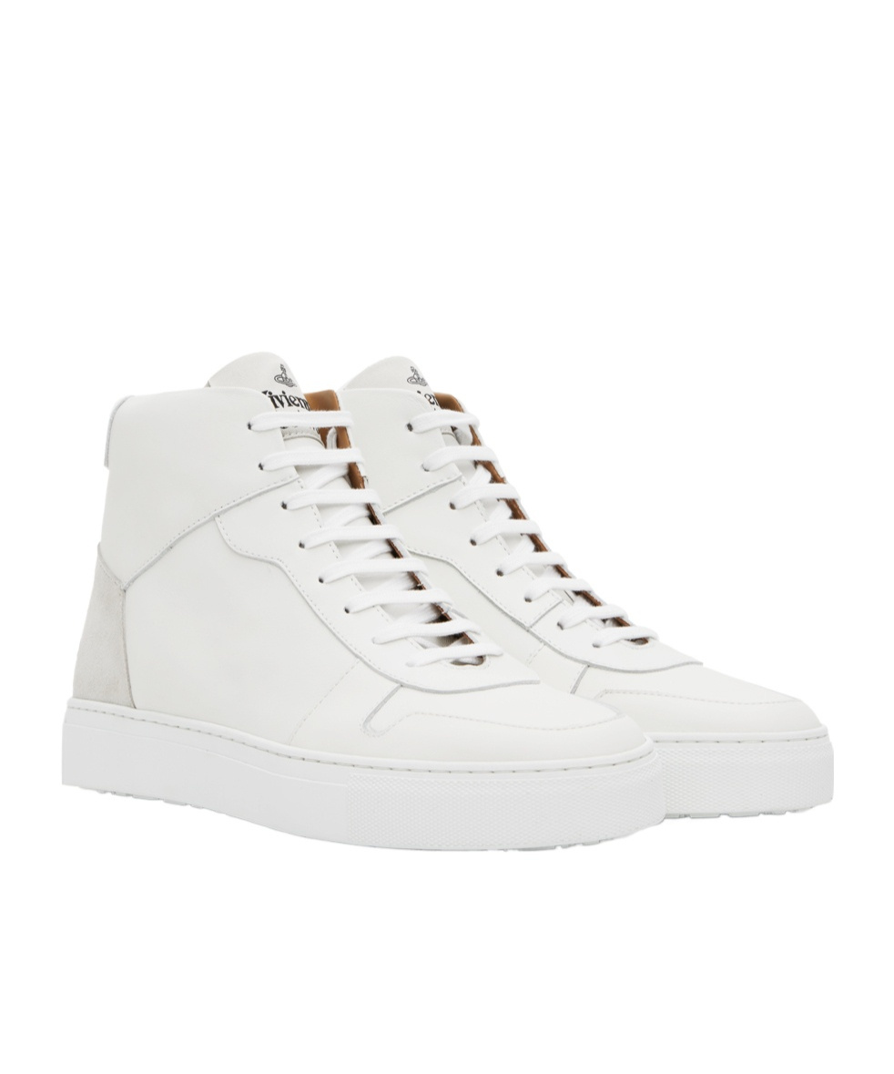 Vivienne Westwood Lace-up High-top Sneakers In White